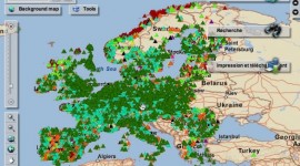 Mappa europea dell’inquinamento